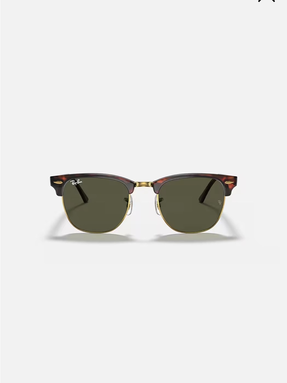 Ray Ban Men’s Clubmaster Square sunglasses, model RB4190, in tortoise (Havana)
